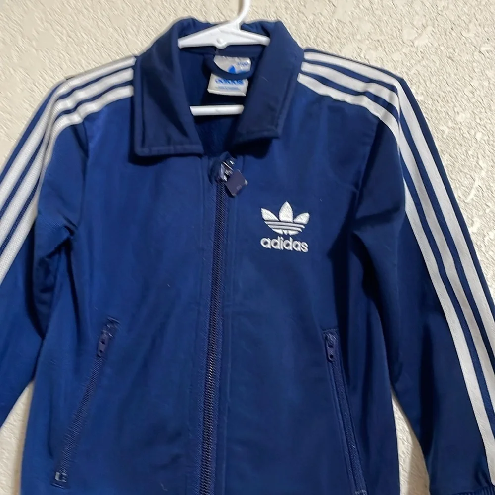 Boy Adidas Size 3 Toddlers Blue Track Jacket